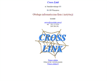 Tablet Screenshot of crosslink.com.pl